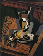 Juan Gris The still lief having cut and tobacco USA oil painting artist